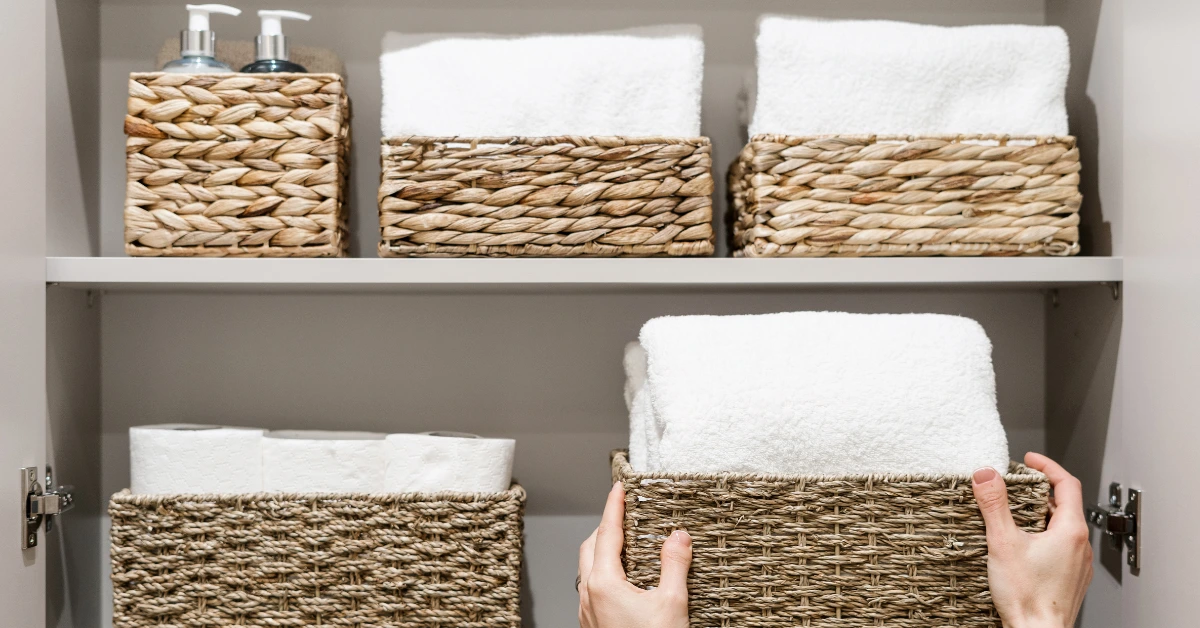 11 Beautiful Bathroom Closet Ideas to Turn Messy Space Into a Spa-Like Retreat